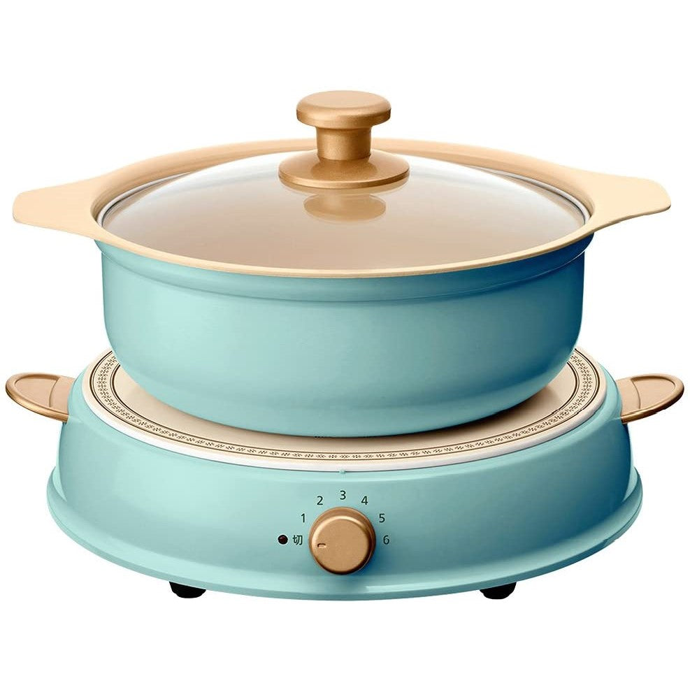 IRIS OHYAMA - Ricopa IH Cooker Tiffany Blue/Ash Pink/Ivory