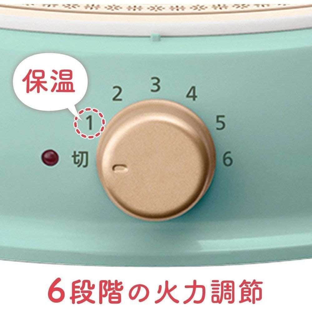 IRIS OHYAMA - Ricopa IH Cooker Tiffany Blue/Ash Pink/Ivory