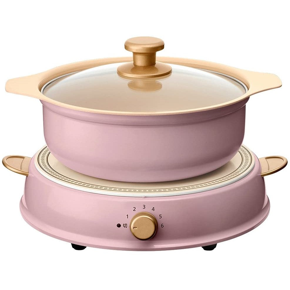 IRIS OHYAMA - Ricopa IH Cooker Tiffany Blue/Ash Pink/Ivory