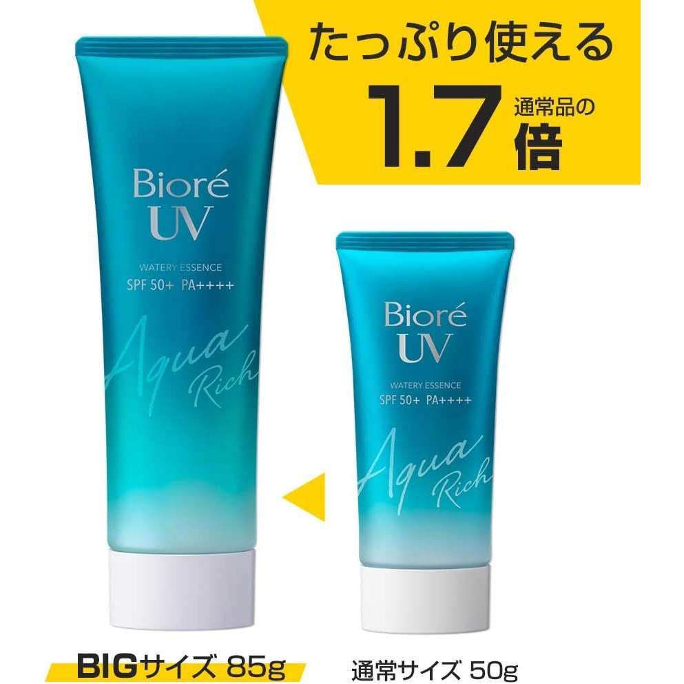 Biore UV Aqurich Water Essence 85g SPF50+ (Made in Japan)