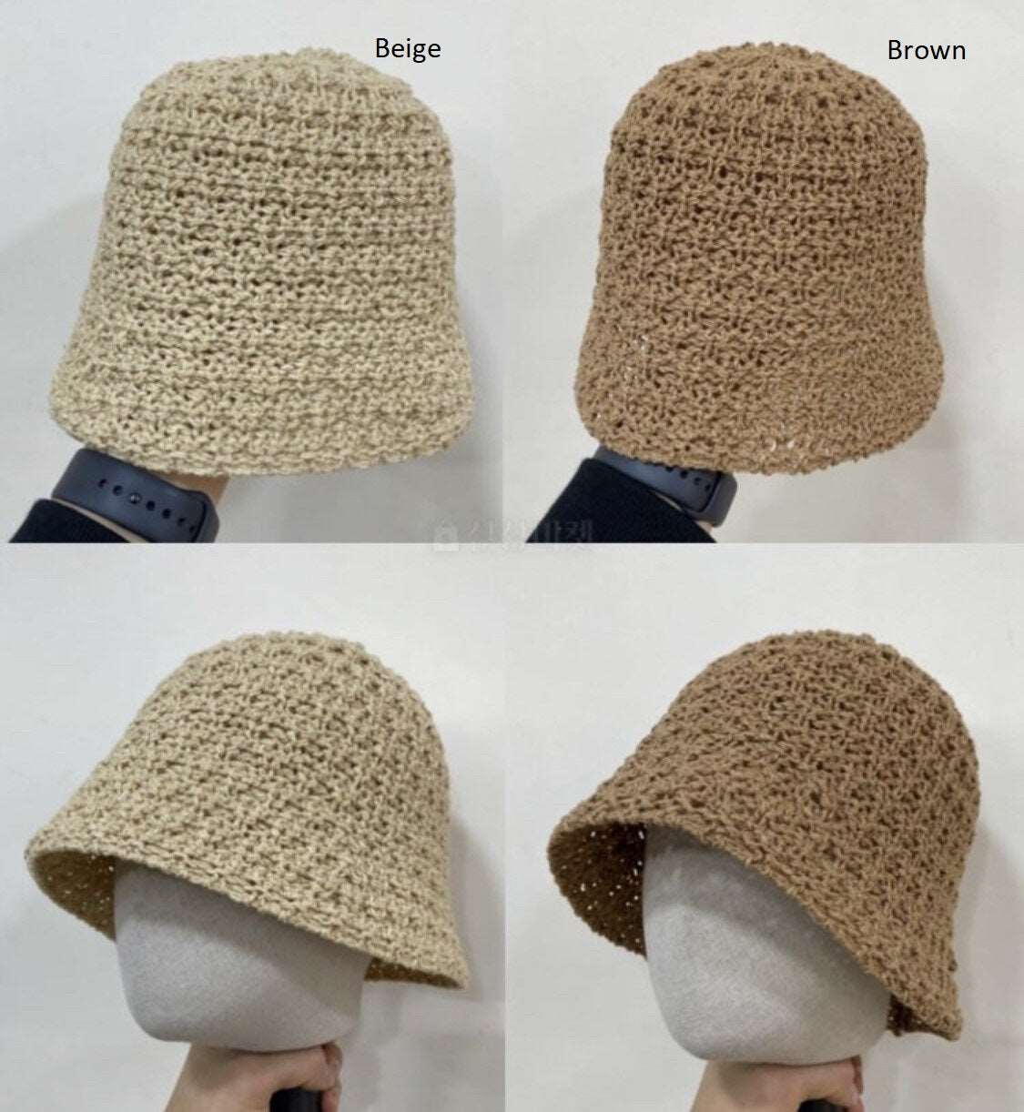 Crochet Bucket Hat (Made in Korea) - Just £27.60! Shop now at JAPAN PLAZA UK