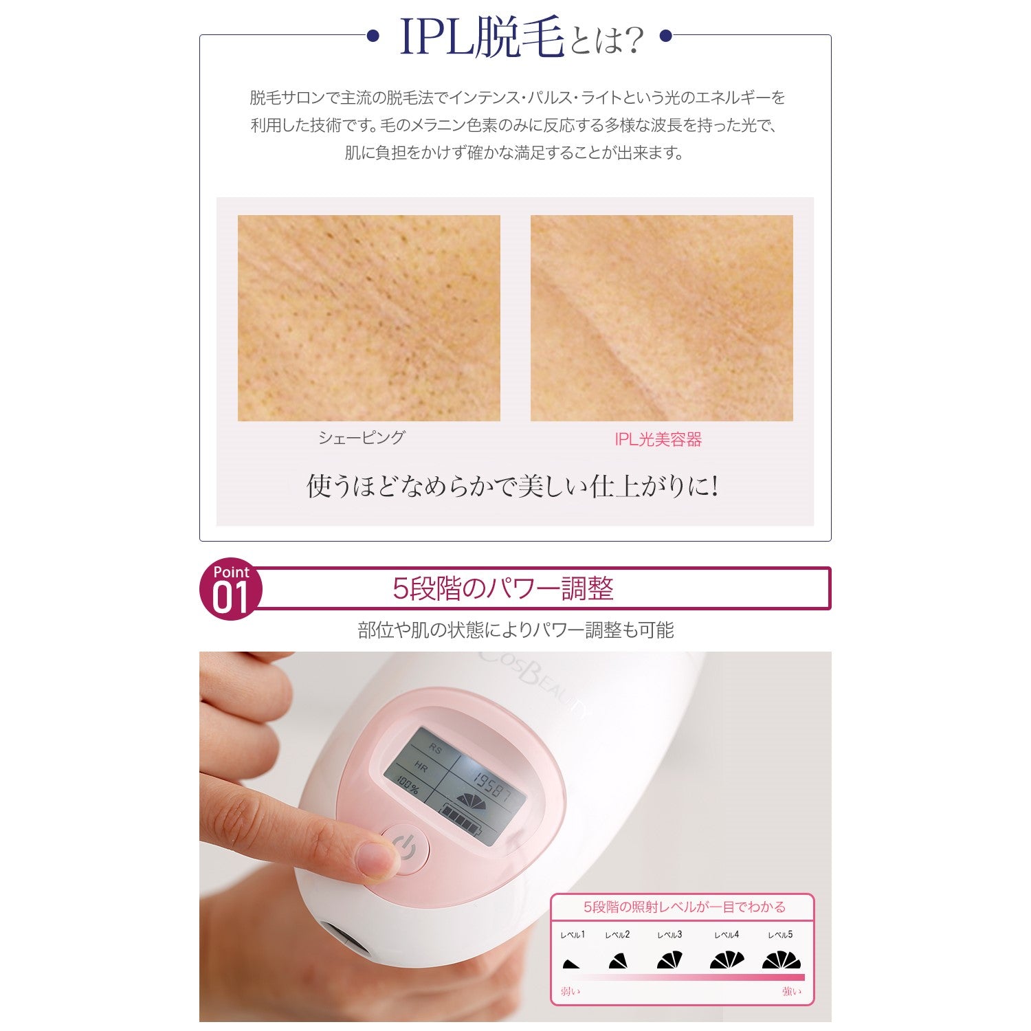 CosBeauty IPL Permanent Hair Removal Device (300K Flashes) - Just £195! Shop now at JAPAN PLAZA UK
