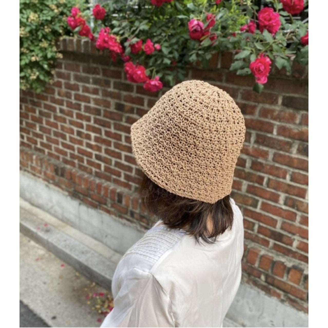 Crochet Bucket Hat (Made in Korea)