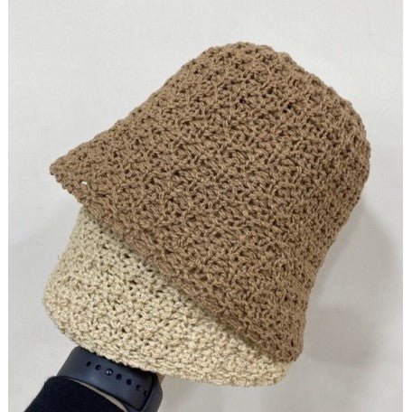 Crochet Bucket Hat (Made in Korea) - Just £27.60! Shop now at JAPAN PLAZA UK