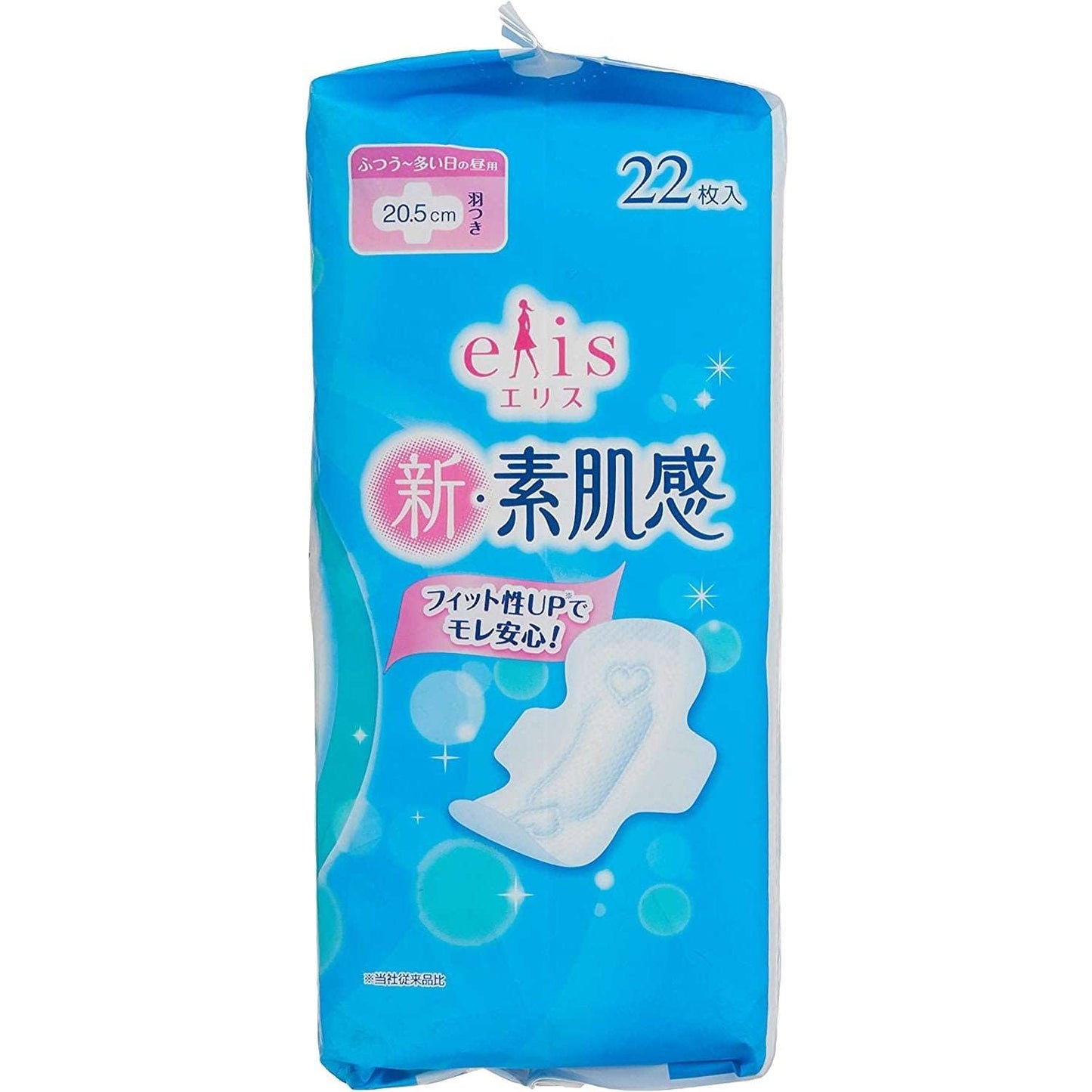 Sanitary towels Ellis Heavy Day w wings 20.5cm 22pcs (Made in Japan)