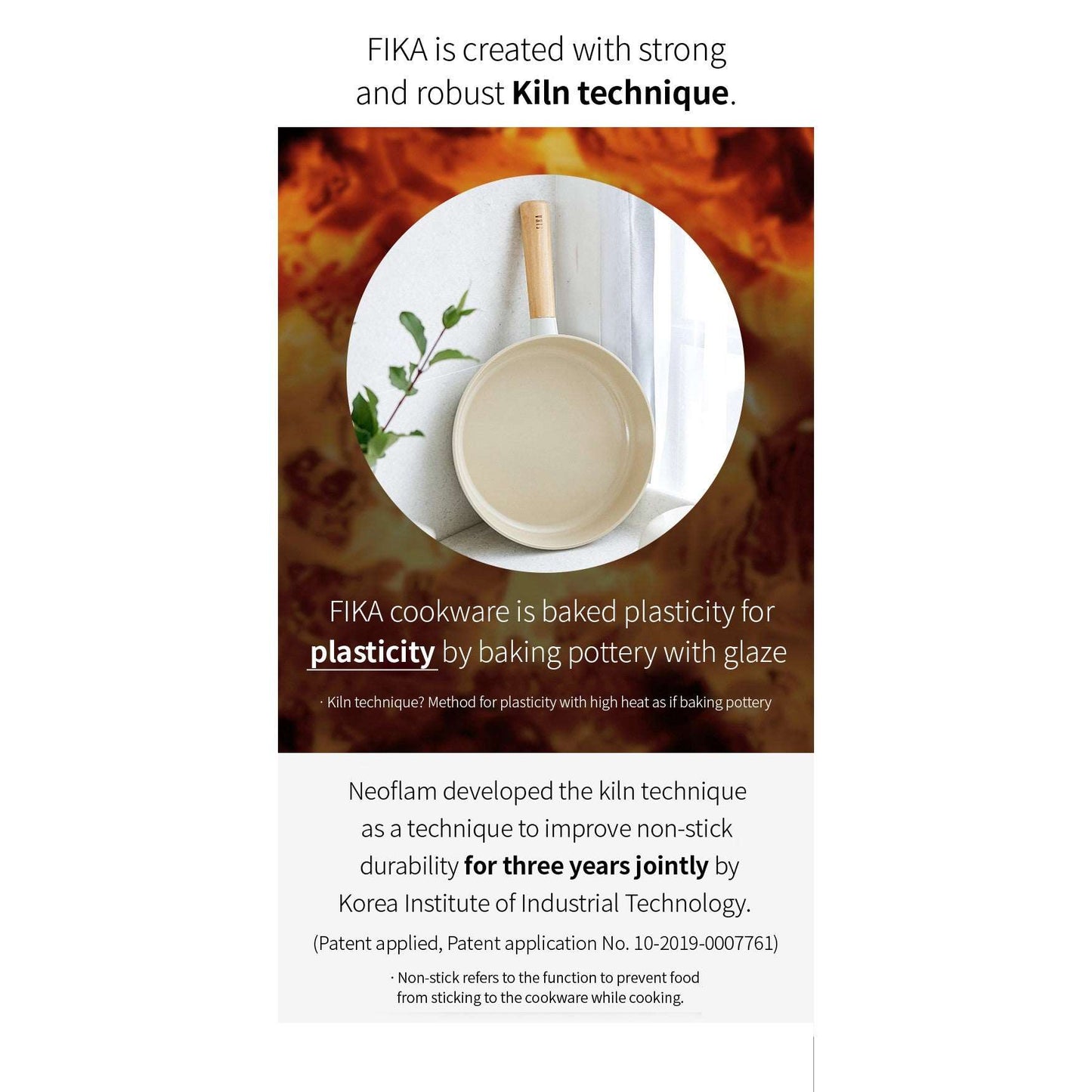 FIKA Cookware - no PFOA, PFOS ingredients (Made in Korea)