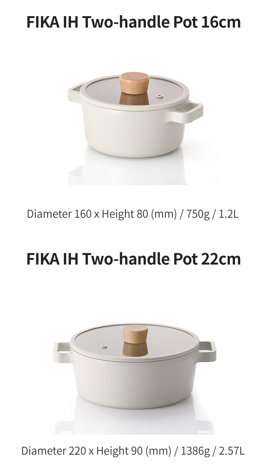 FIKA Cookware - no PFOA, PFOS ingredients (Made in Korea)