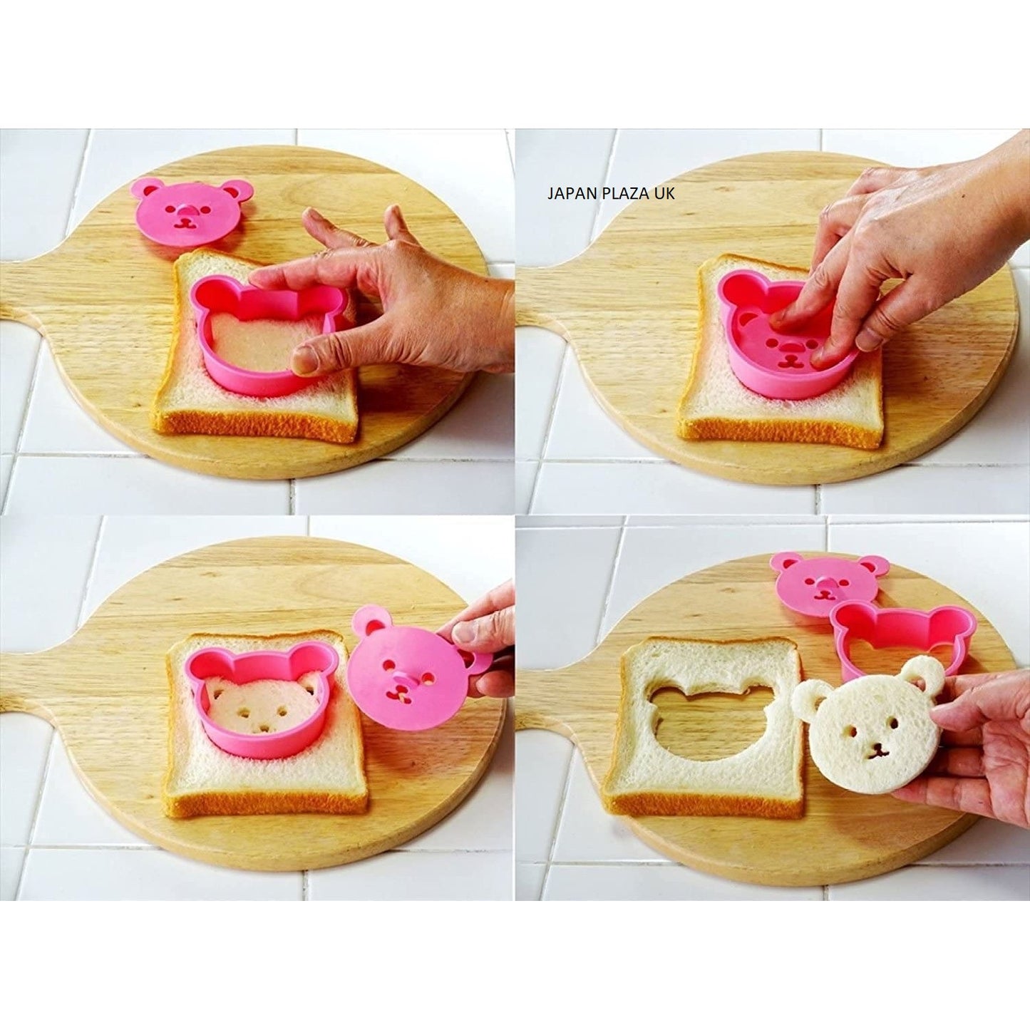 Lunch Bread/Sandwich/Cookie Bear Mold Cutter (Made in Japan)