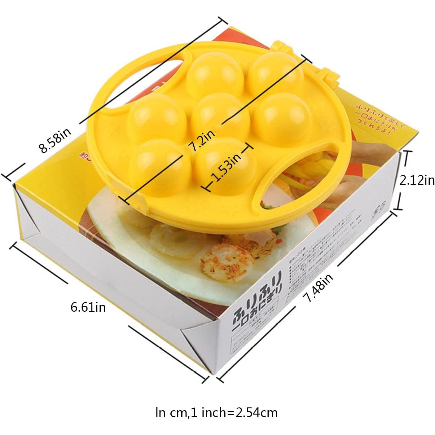 Onigiri Round Shaped Sushi/Potato Salad/Meatball Maker (Made in Japan) - Just £5.98! Shop now at JAPAN PLAZA UK