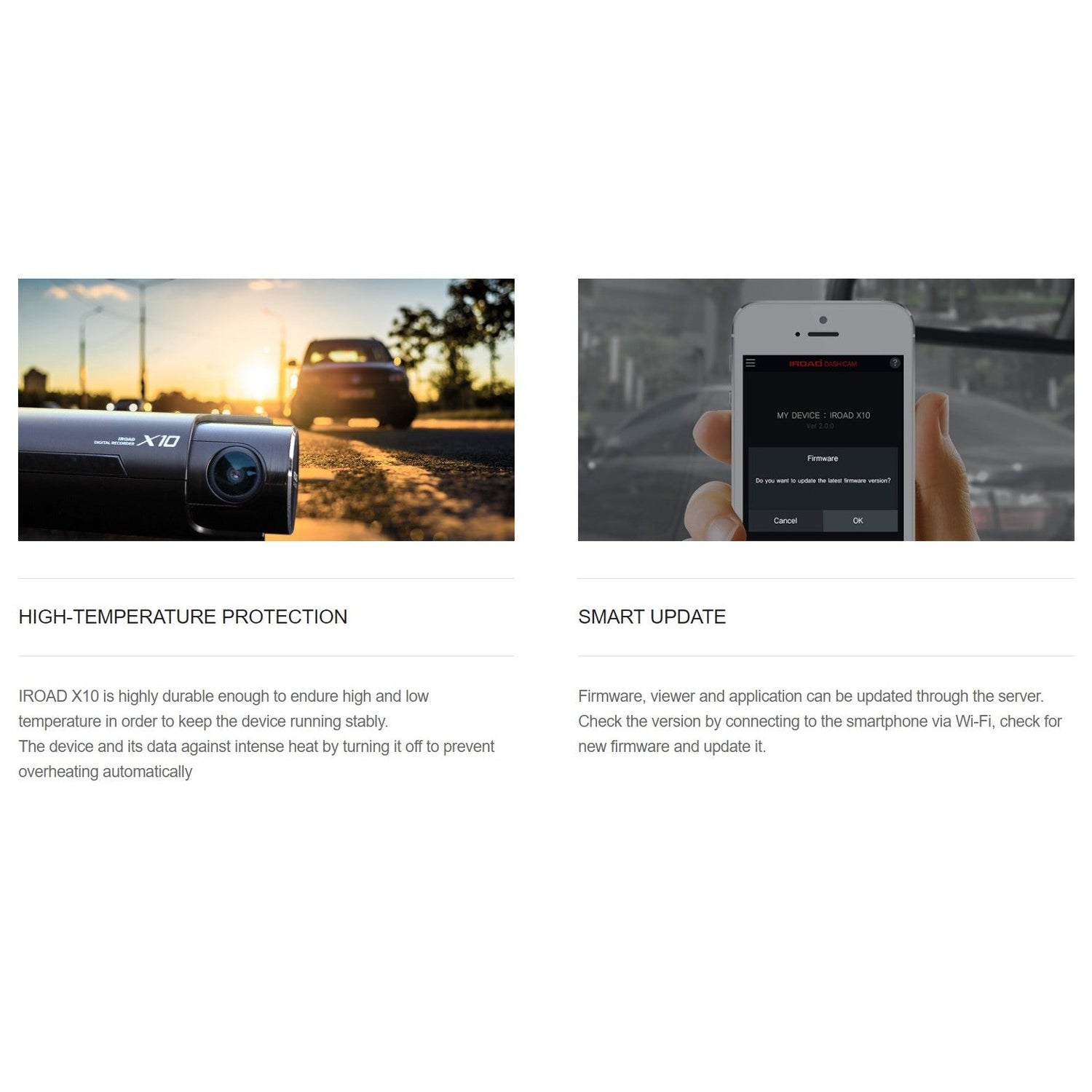 Iroad Dashcam X10 4K UHD 32GB Front & Rear (Made in Korea) - Just £300! Shop now at JAPAN PLAZA UK