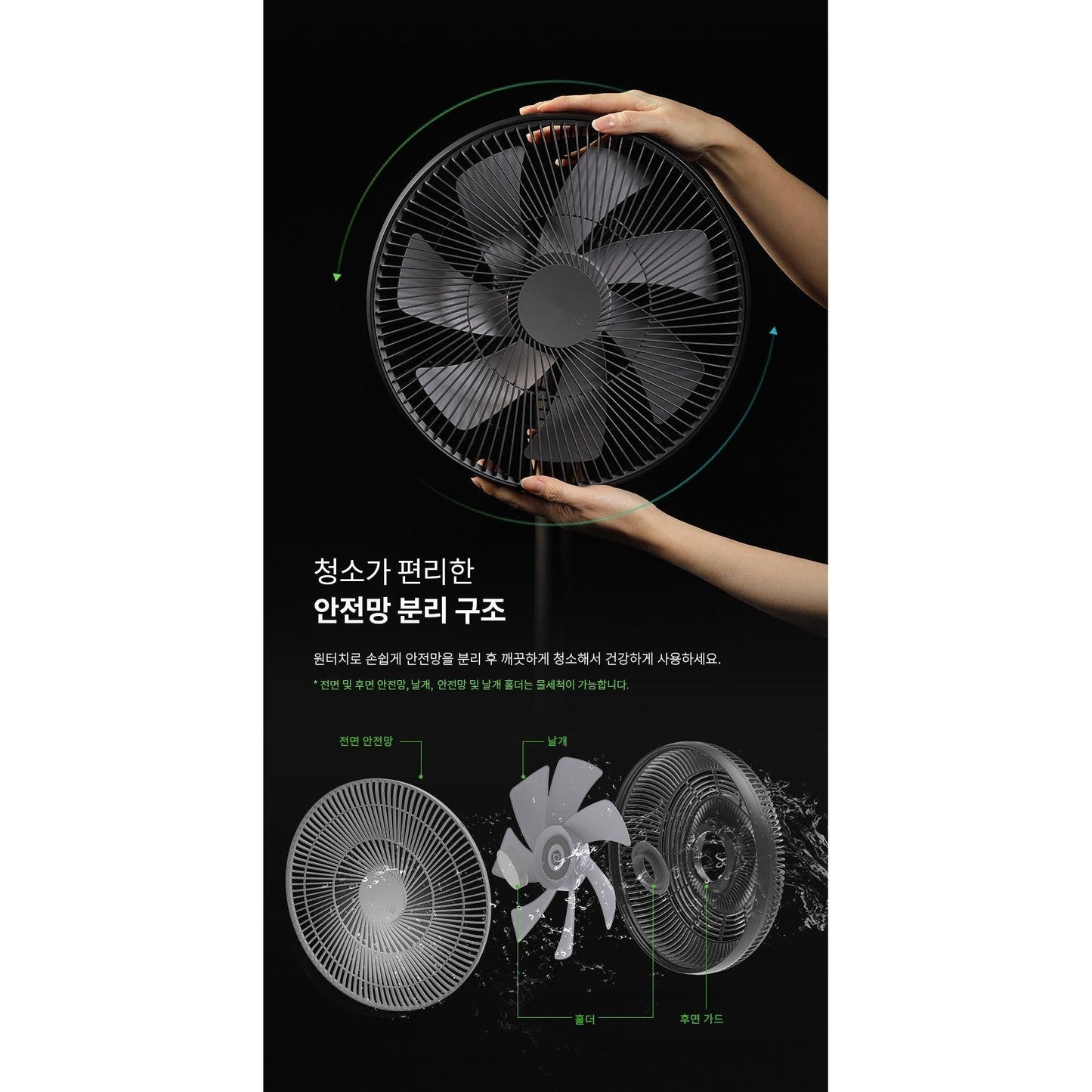 Korea LUMENA 2nd generation "Wireless" floor fan - 13 inches