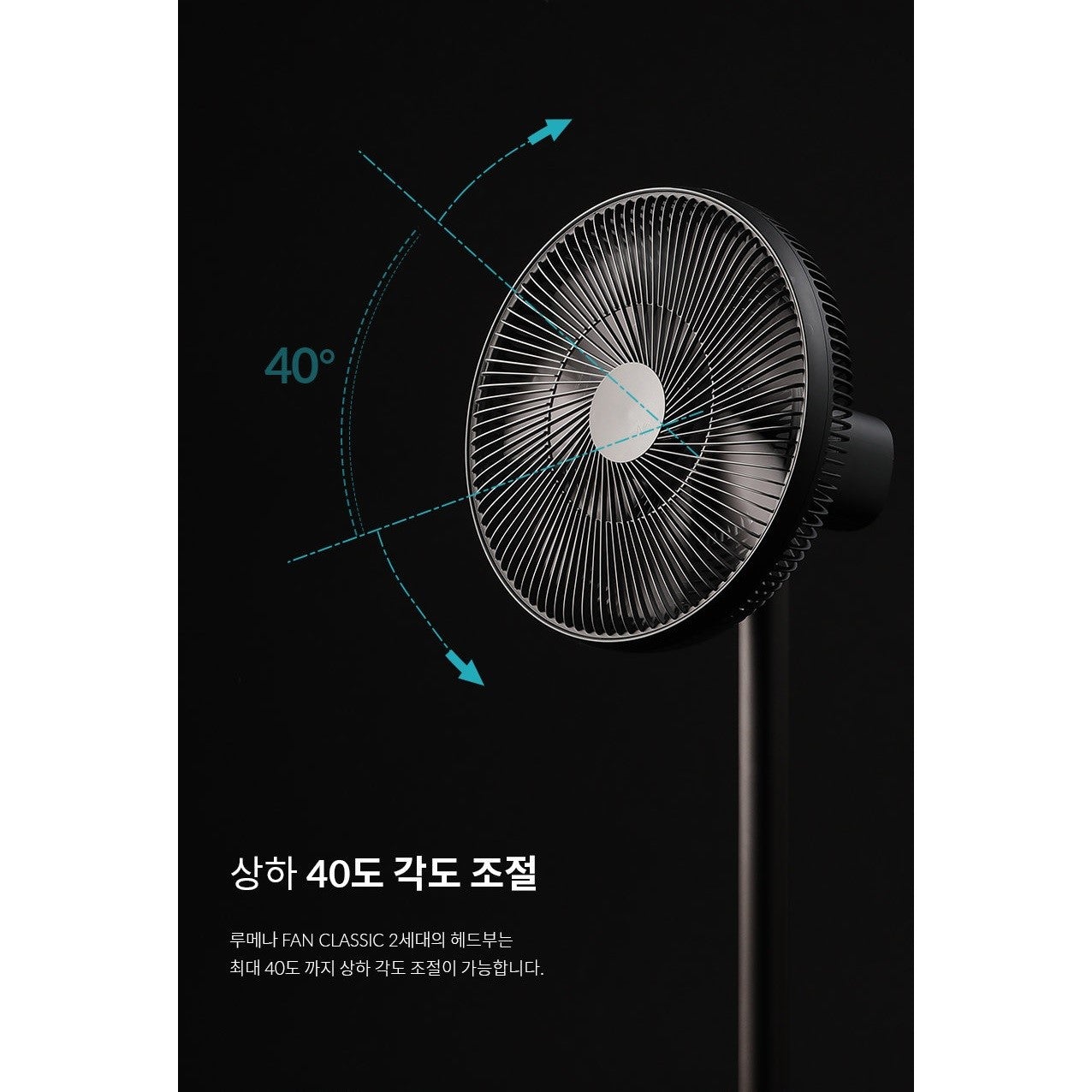 Korea LUMENA 2nd generation "Wireless" floor fan - 13 inches