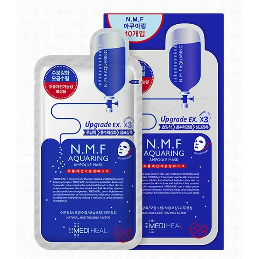 Mediheal N.M.F Aquaring Ampoule Mask EX 5pcs/10pcs (Made in Korea)