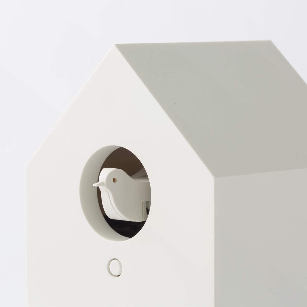 Muji Cuckoo Clock White (L) 25.5x12.5x26.7cm - Just £94.60! Shop now at JAPAN PLAZA UK