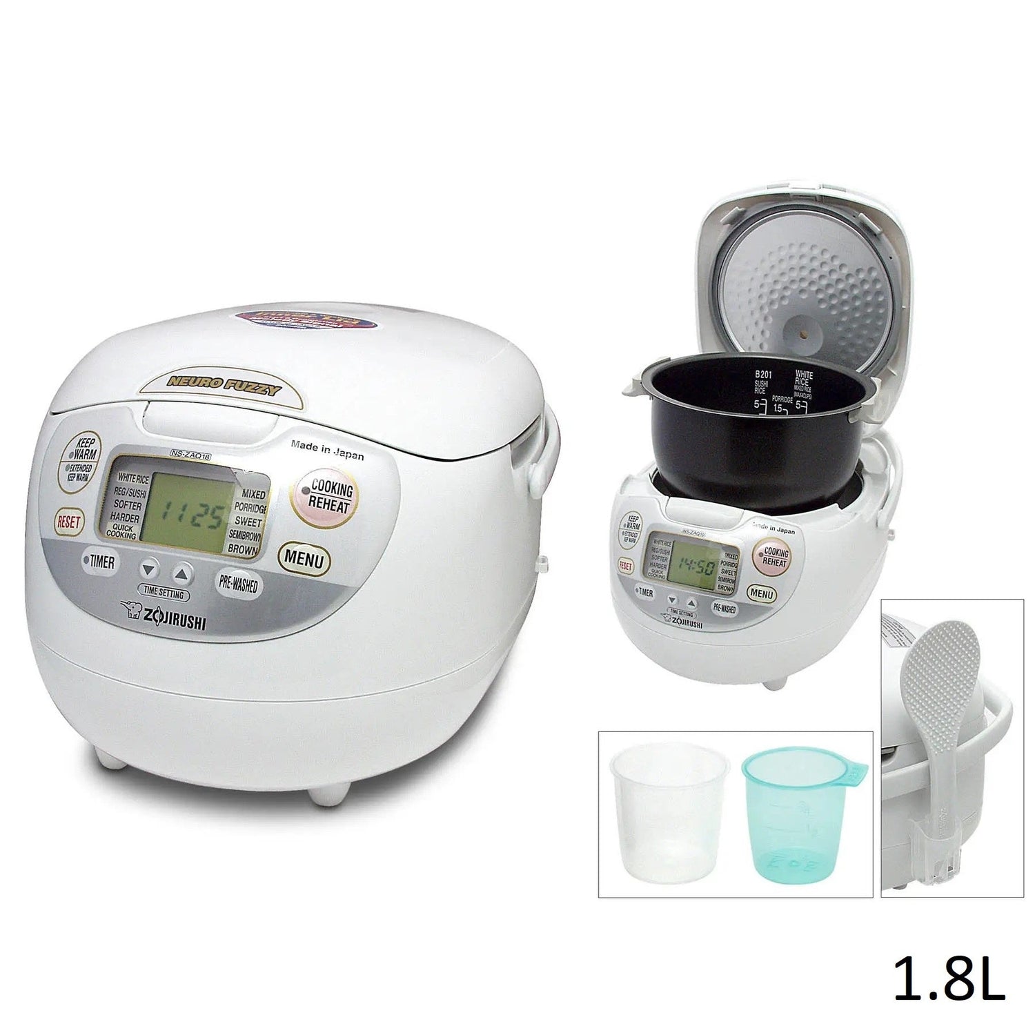 Zojirushi Rice Cooker NS-ZAQ10/18 (Made in Japan) - Just £289.90! Shop now at JAPAN PLAZA UK