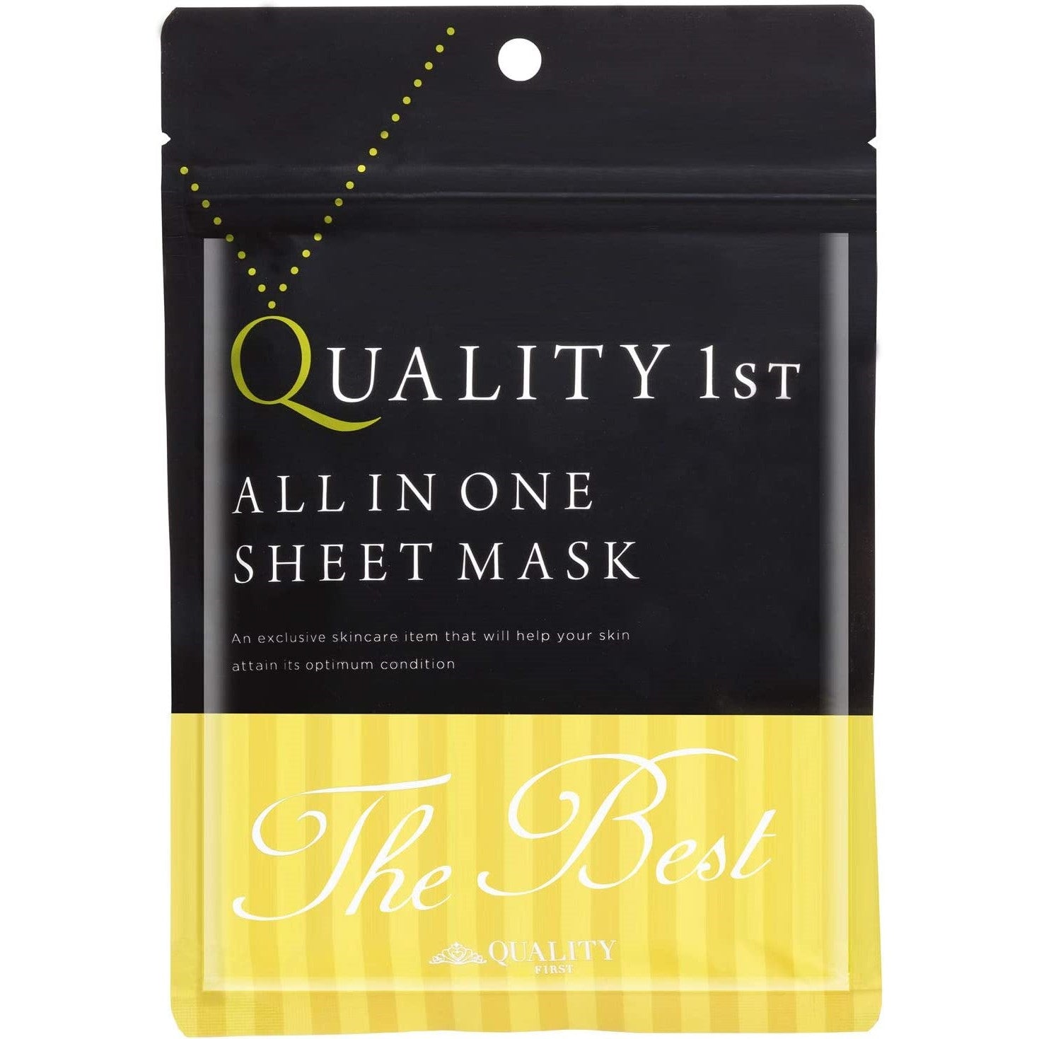 パック・フェイスマスク QUALITY 1st ALL IN ONE SHEET MASK Quality First All in One Sheet Mask The Best 3pcs - Cosme No.1 (Made i