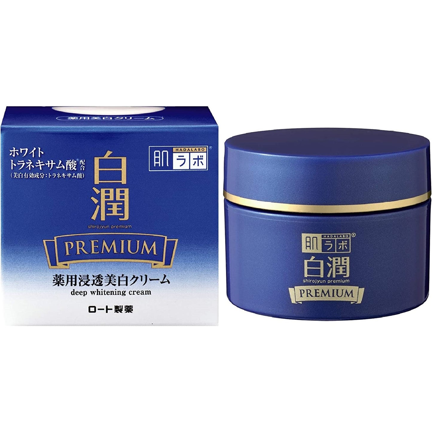 Rohto Mentholatum - Hada Labo Shirojyun Premium Deep Brightening Cream (Made in Japan)