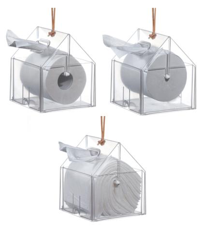 Roll Tissue Paper Box - is made of recycle plastic (Made in Japan)