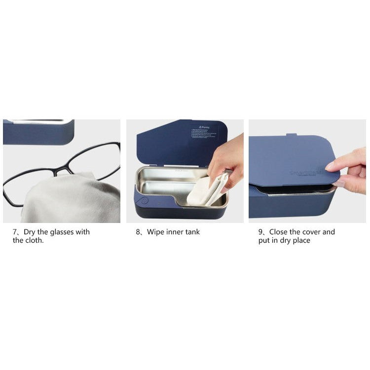 Smartclean Eyeglasses Ultrasonic Cleaner Vision.5 - Just £99.50! Shop now at JAPAN PLAZA UK