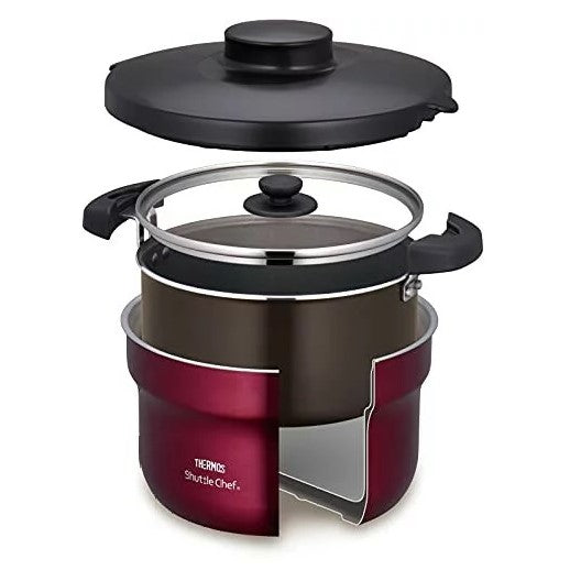 Thermos cooker Shuttle Chef KBJ-3000/KBJ-3001 Black/Red/Orange 2.8L