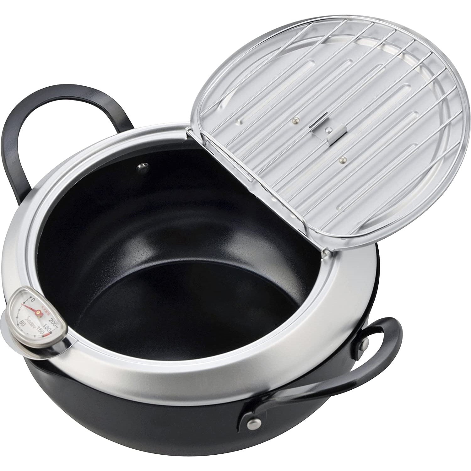 Tempura Pot with Lid 20/24cm (Made In Japan) - Just £75! Shop now at JAPAN PLAZA UK