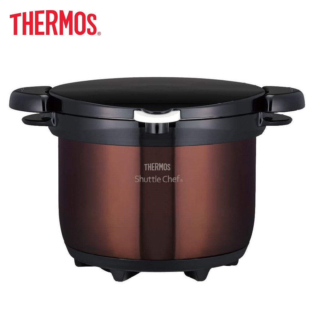 Thermos Vacuum Insulated Cooker Shuttle Chef KBG-3000 SS/Brown 3.0L (3