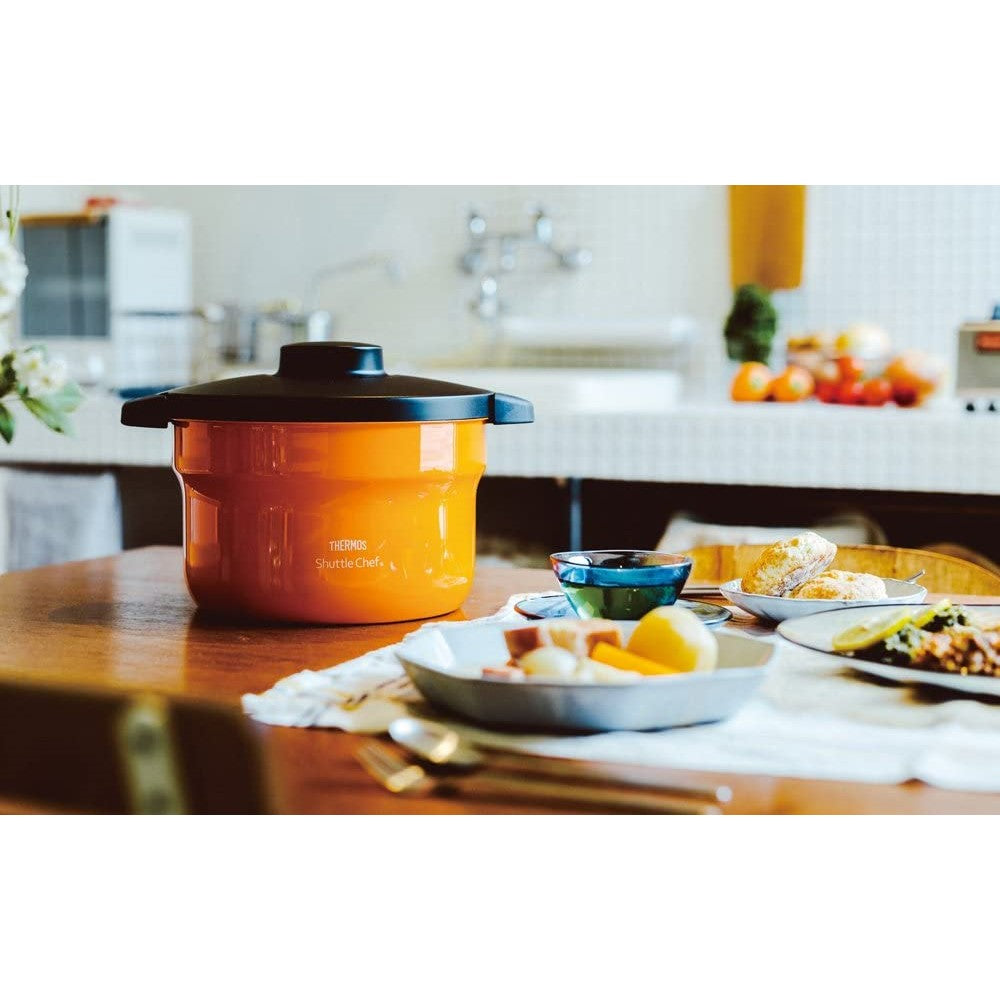Thermos cooker Shuttle Chef KBJ-3000/KBJ-3001 Black/Red/Orange 2.8L