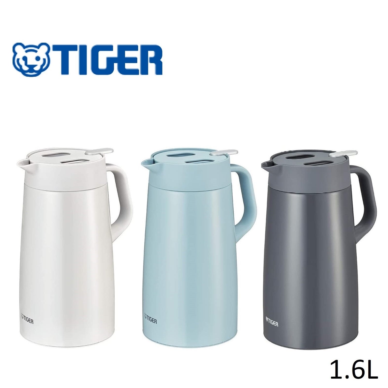 Tiger Vacuum Insulated Stainless Steel Bottle 1.2 1.6L 2.0L