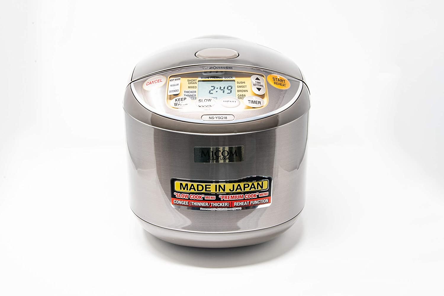 Zojirushi Rice Cooker NS-YSQ18 (Made in Japan)