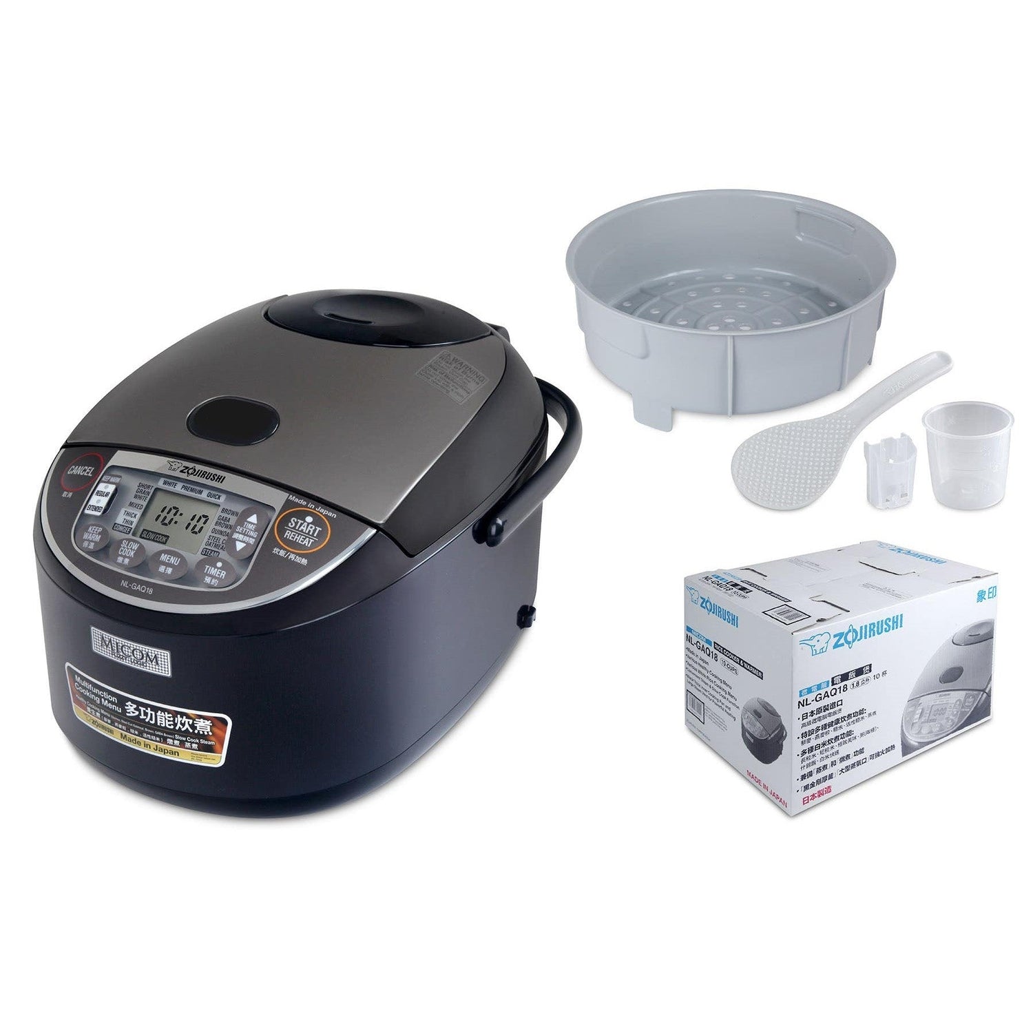 Zojirushi Rice Cooker NL-GAQ10/18 (Made in Japan) - Just £315.90! Shop now at JAPAN PLAZA UK